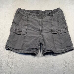 Wrangler Cargo Shorts Mens 42 Grey Vintage Cotton Canvas Utility Gorpcore 90s